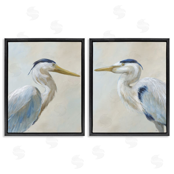 Stupell Industries Nan | Heron Birds Gazing Left & Right