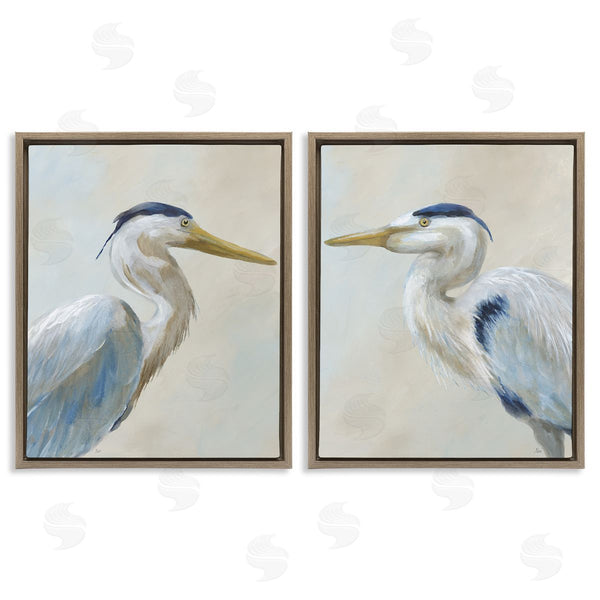 Stupell Industries Nan | Heron Birds Gazing Left & Right