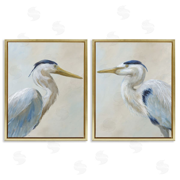 Stupell Industries Nan | Heron Birds Gazing Left & Right