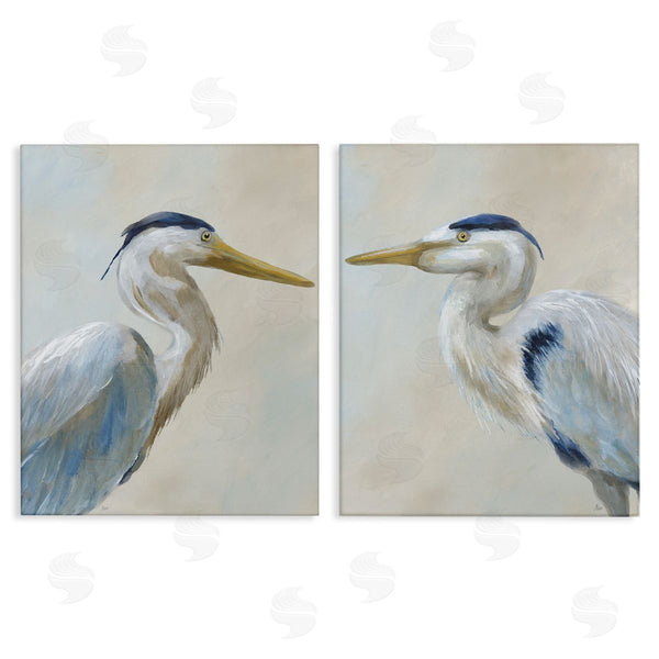 stupell industries Nan | Heron Birds Gazing Left & Right