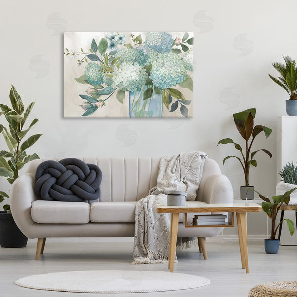 Stupell Industries Nan | Hydrangeas Galore Blue Flowers