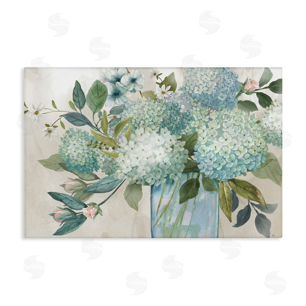 stupell industries Nan | Hydrangeas Galore Blue Flowers