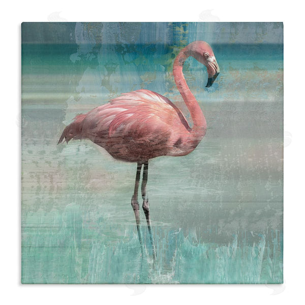 stupell industries Nan | Layered Flamingo Bird Portrait