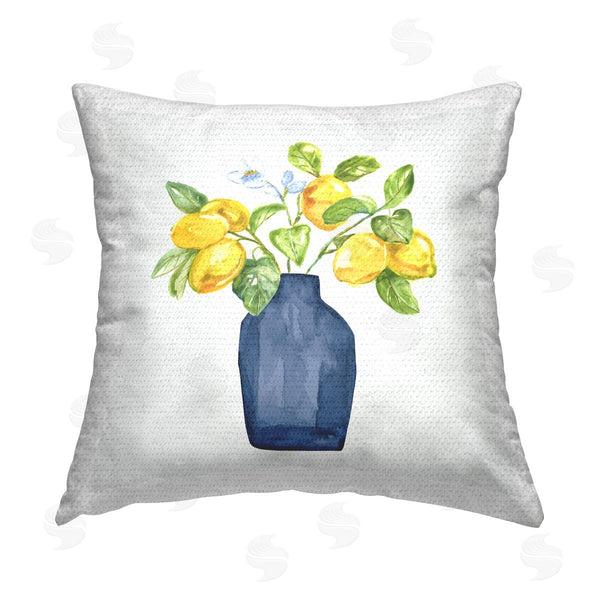 Stupell Industries Nan | Lemon Tree Planter Printed Throw Pillow