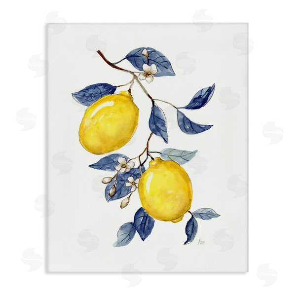 stupell industries Nan | Lemons with Flower Buds Wall Art