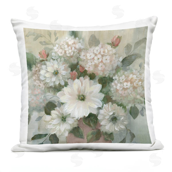 Stupell Industries Nan | Mixed Bunches Of Cottage Blooms Printed Throw Pillow