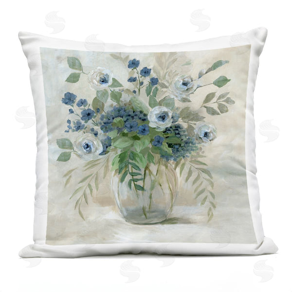 Stupell Industries Nan | Mixed Roses & Ferns Bouquet Printed Throw Pillow