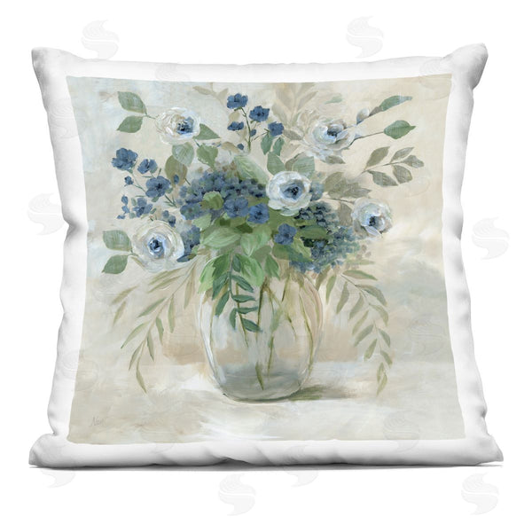 stupell industries Nan | Mixed Roses & Ferns Bouquet Printed Throw Pillow