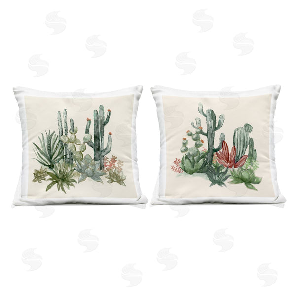 Stupell Industries Nan | Mojave Desert Cacti Printed Throw Pillow Set