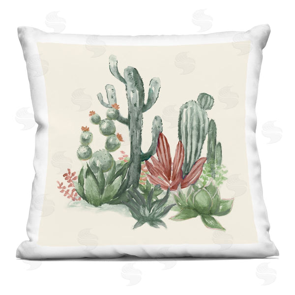 stupell industries Nan | Mojave Green Cacti Printed Throw Pillow