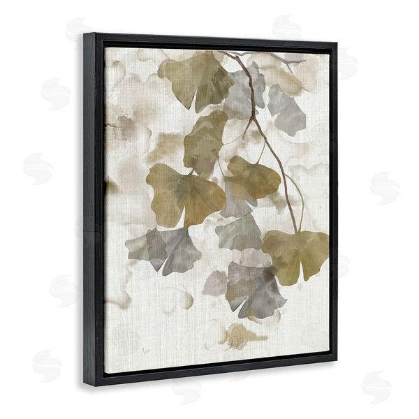 Stupell Industries Nan | Neutral Gingko Leaves Wall Art