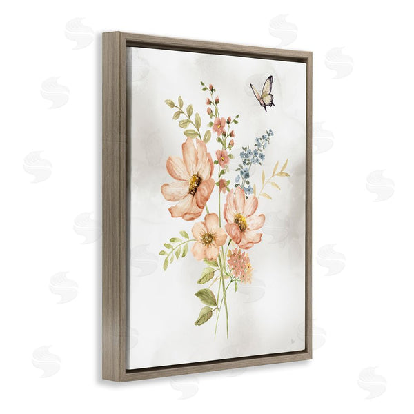 Stupell Industries Nan | Pink Daisies & Butterfly Wall Art