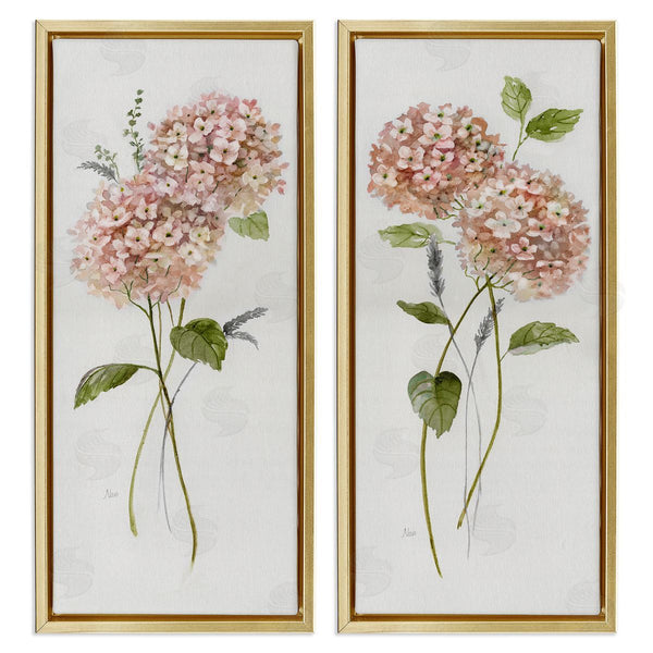 Stupell Industries Nan | Pink Hydrangea Sprigs Wall Art