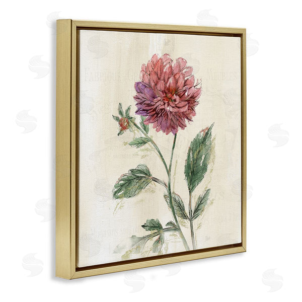 Stupell Industries Nan | Pink Traditional Dahlia Bulb