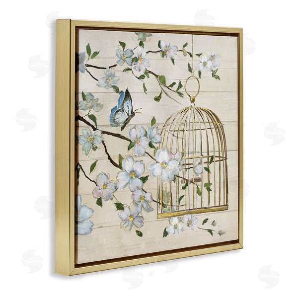 Stupell Industries Nan | Shiplap Song Butterfly Branch