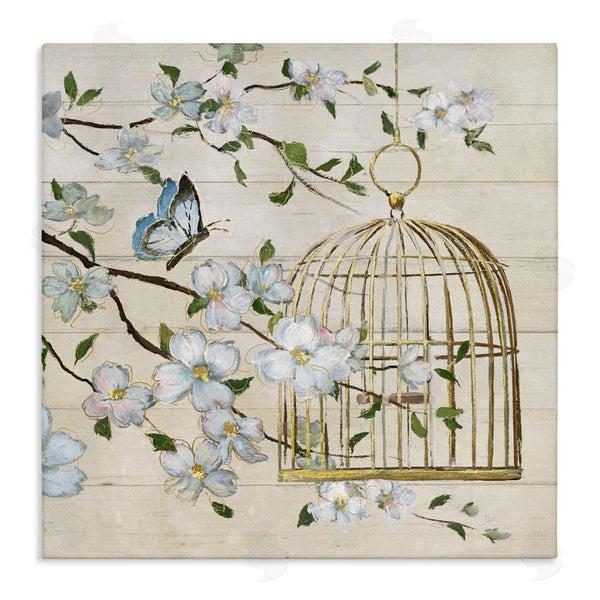 stupell industries Nan | Shiplap Song Butterfly Branch
