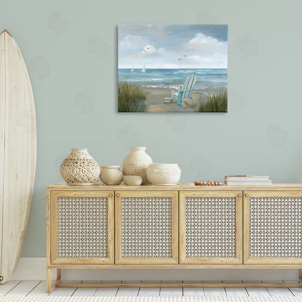 Stupell Industries Nan | Soothing Beach Scenery Wall Art