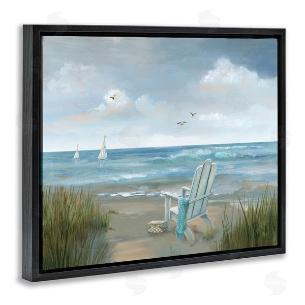 Stupell Industries Nan | Soothing Beach Scenery Wall Art