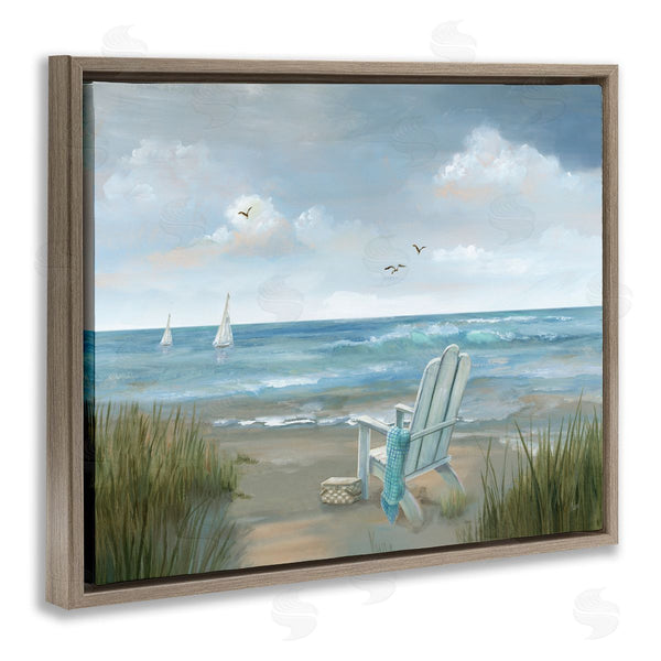 Stupell Industries Nan | Soothing Beach Scenery Wall Art