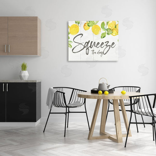 Stupell Industries Nan | Squeeze The Day Rustic Wall Art