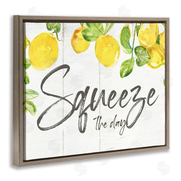 Stupell Industries Nan | Squeeze The Day Rustic Wall Art
