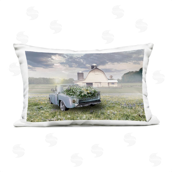 Stupell Industries Nan | Sun Bleached Barn & Truck Printed Throw Pillow