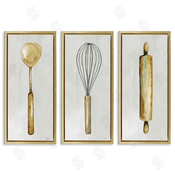 Stupell Industries Nan | Traditional Kitchen Utensils Wall Art