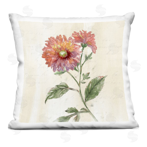 stupell industries Nan | Vintage Blooming Dahlia Printed Throw Pillow