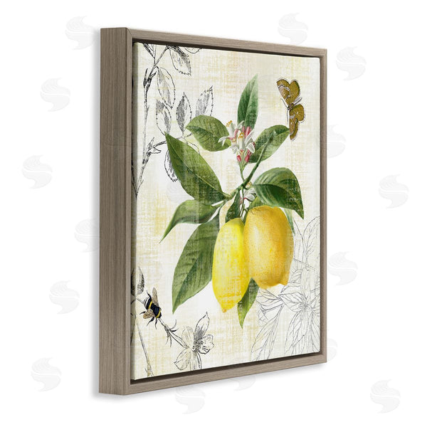 Stupell Industries Nan | Vintage Lemon Pattern Wall Art