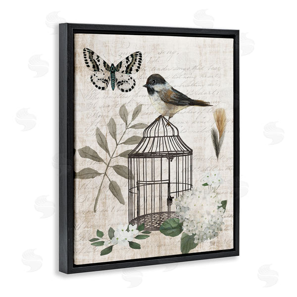 Stupell Industries Nan | Vintage Menagerie Bird Florals