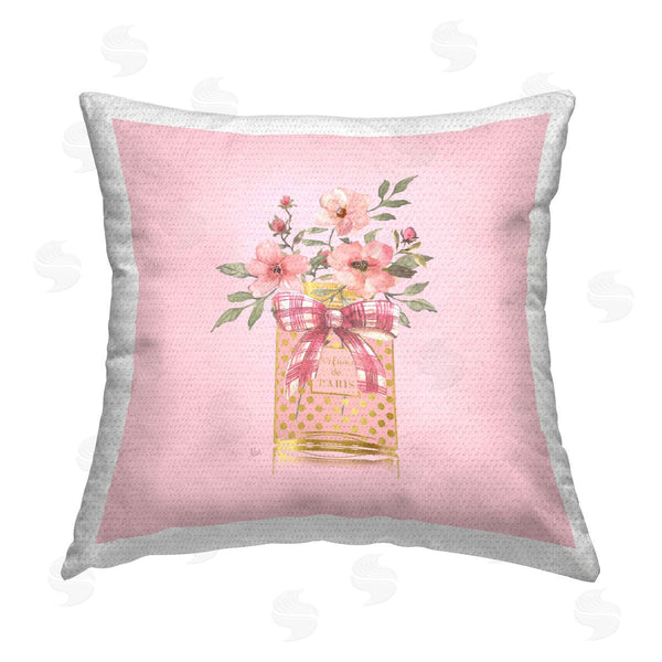 Stupell Industries Nan | Wildflower Perfume Bouquet Printed Throw Pillow