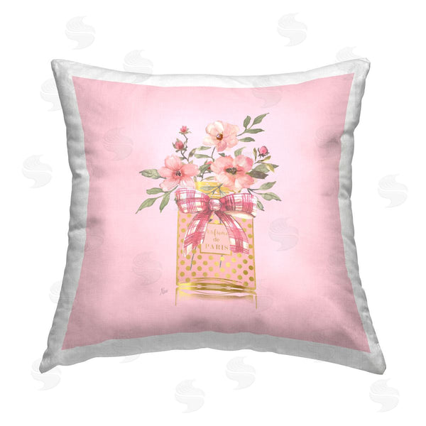 stupell industries Nan | Wildflower Perfume Bouquet Printed Throw Pillow