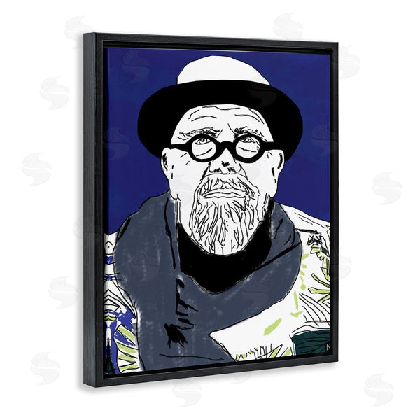 Stupell Industries Nancy Ferrara | Chuck In Winter Attire Abstract Artist Portrait