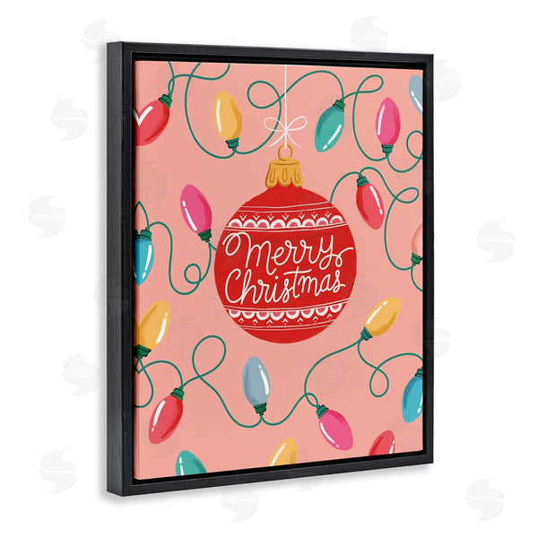 Stupell Industries Nancy McKenzie | Christmas Bauble In Warm Tones