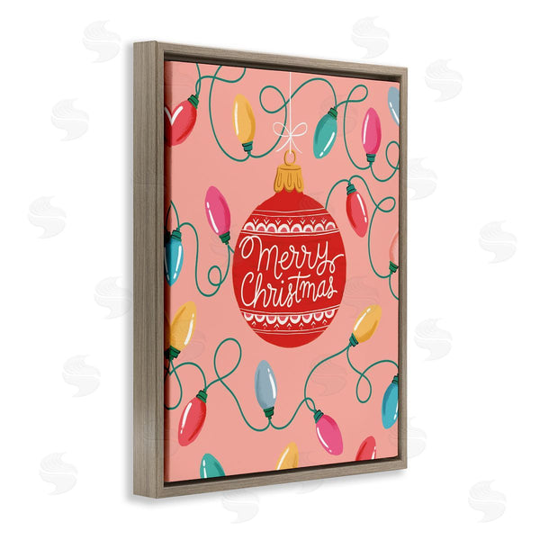 Stupell Industries Nancy McKenzie | Christmas Bauble In Warm Tones