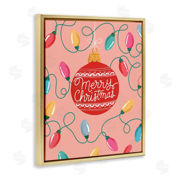 Stupell Industries Nancy McKenzie | Christmas Bauble In Warm Tones