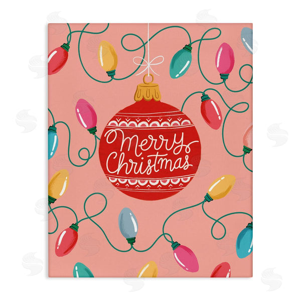 stupell industries Nancy McKenzie | Christmas Bauble in Warm Tones