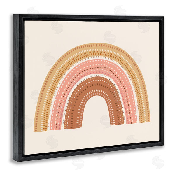 Stupell Industries Nancy McKenzie | Earthly Boho Rainbow Embroidery Stitch Inspired Pattern Wall Art