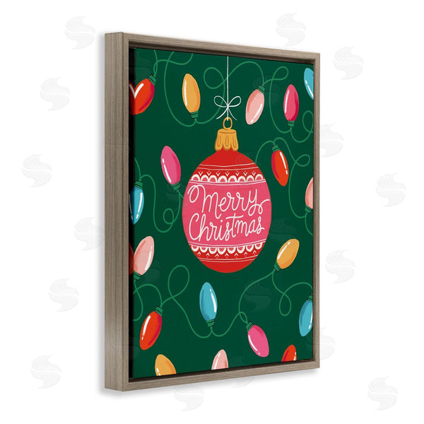Stupell Industries Nancy McKenzie | Merry Christmas Bauble
