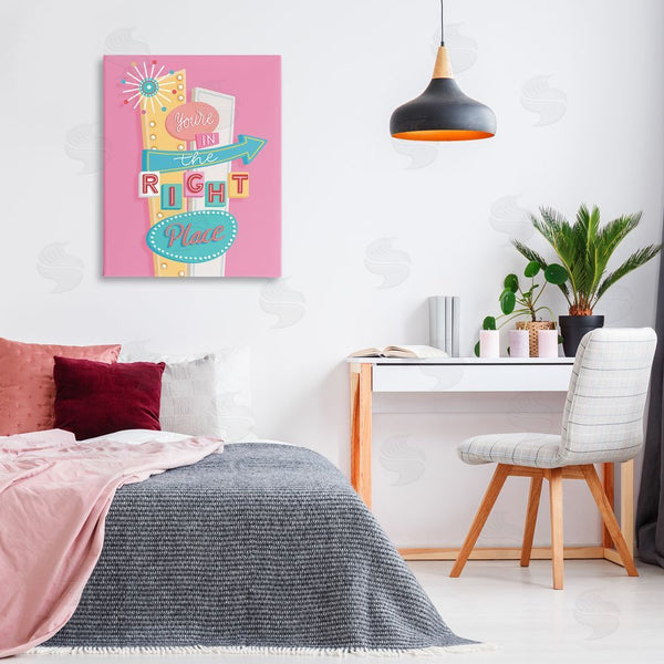 Stupell Industries Nancy McKenzie | Retro In The Right Place Wall Art