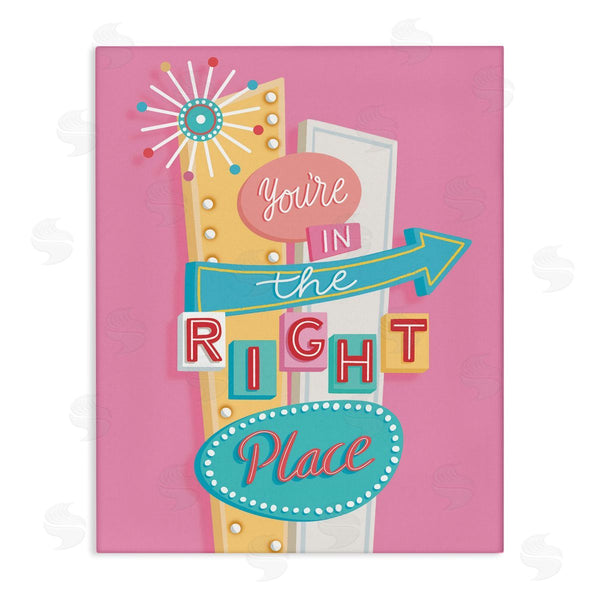 stupell industries Nancy McKenzie | Retro In The Right Place Wall Art