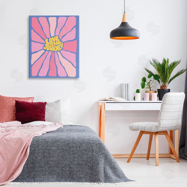Stupell Industries Nancy McKenzie | Retro Love The Journey Wall Art