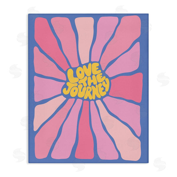stupell industries Nancy McKenzie | Retro Love The Journey Wall Art
