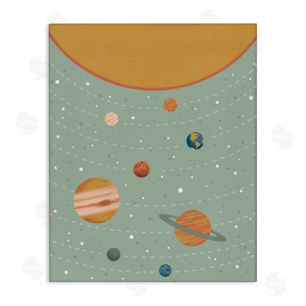 stupell industries Nancy McKenzie | Solar System Geometric Macrocosm Planetary Guide Terrestrial Education Wall Art