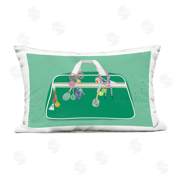 Stupell Industries Nancy McKenzie | Sporty Embellished Handbag Printed Throw Pillow