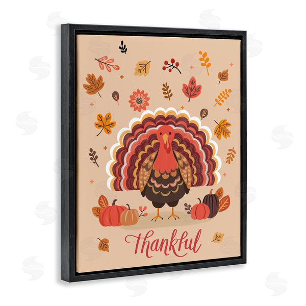Stupell Industries Nancy McKenzie | Thankful Autumnal Turkey