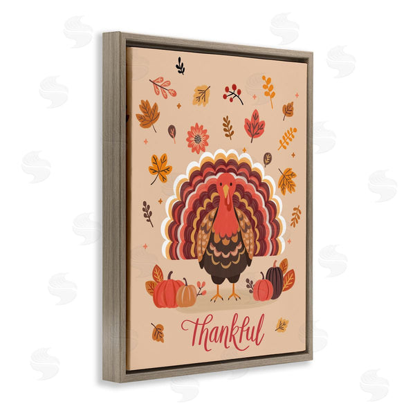 Stupell Industries Nancy McKenzie | Thankful Autumnal Turkey