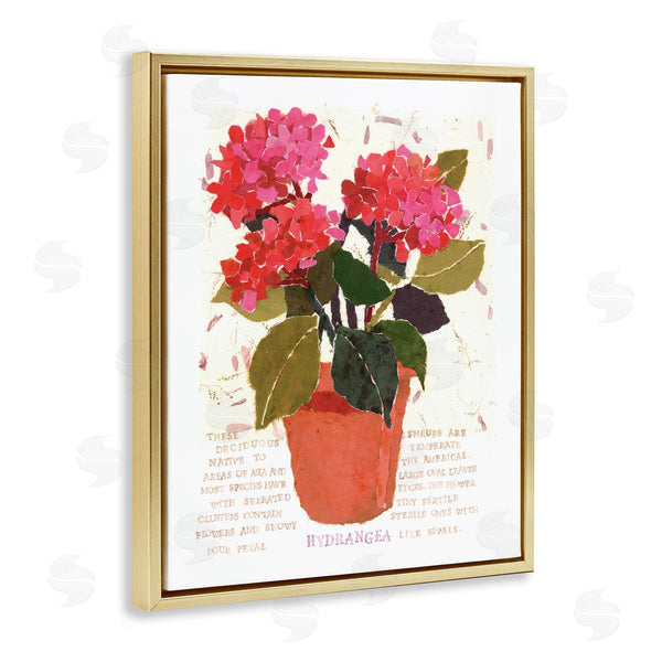 Stupell Industries Nancy Overton | Bold Red Hydrangea