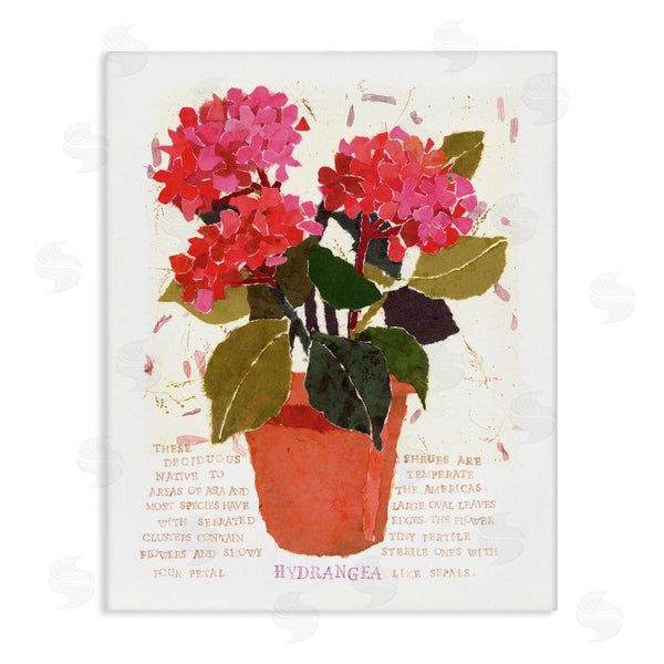 stupell industries Nancy Overton | Bold Red Hydrangea