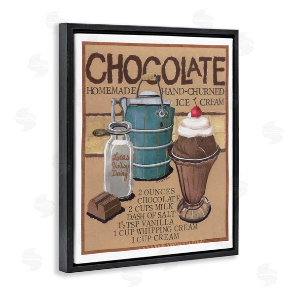 Stupell Industries Nancy Overton | Chocolate Ice Cream
